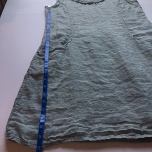 Lungo L'Arno Linen Shift Dress, sz M - Picture 11 of 12